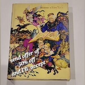Vintage Hans Christian Anderson Fairy Tales 1981 Edition Hardcover Book